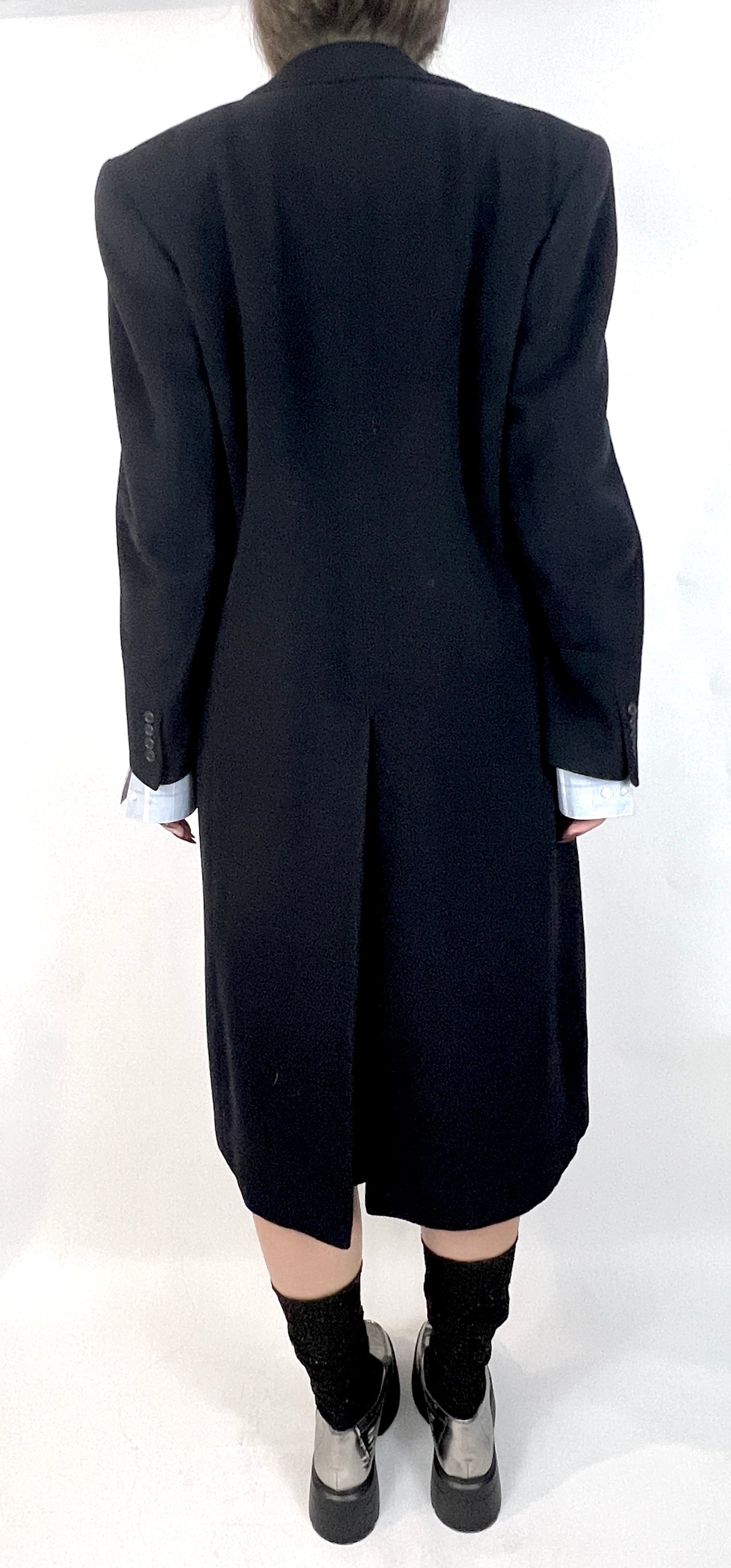 VTG OVERSIZED MERINO WOOL COAT, DEEP