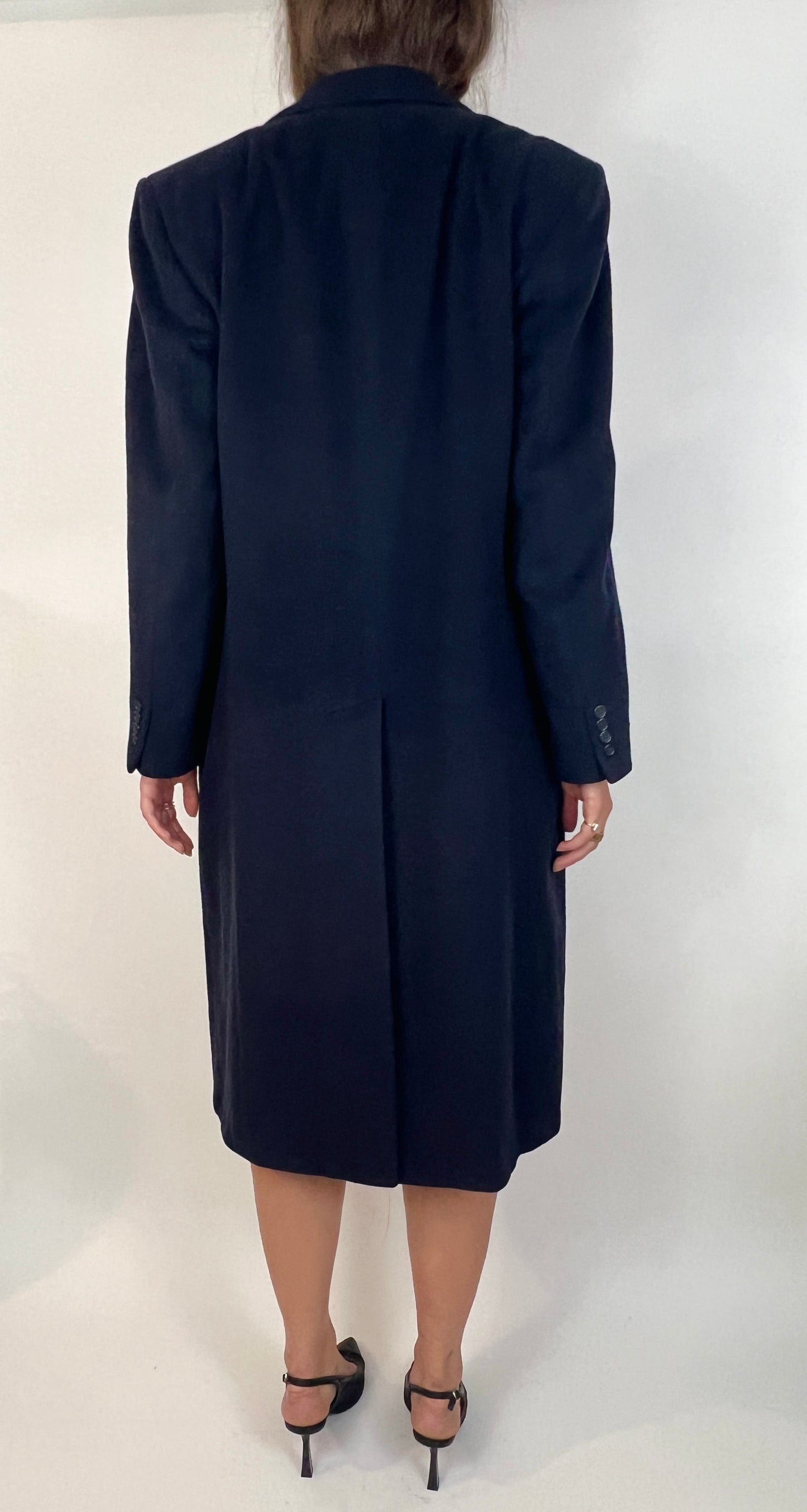 VTG OVERSIZED WOOL COAT, BLANK