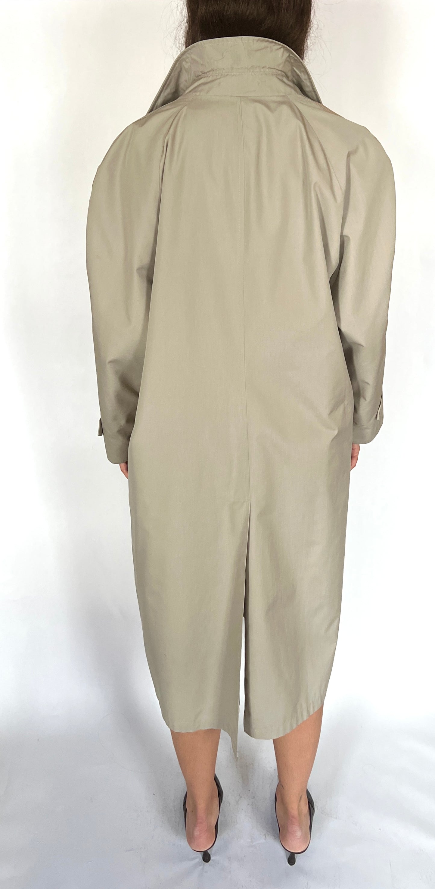 1980S CHRISTIAN DIOR OVERSIZED TRENCH COAT, DEW