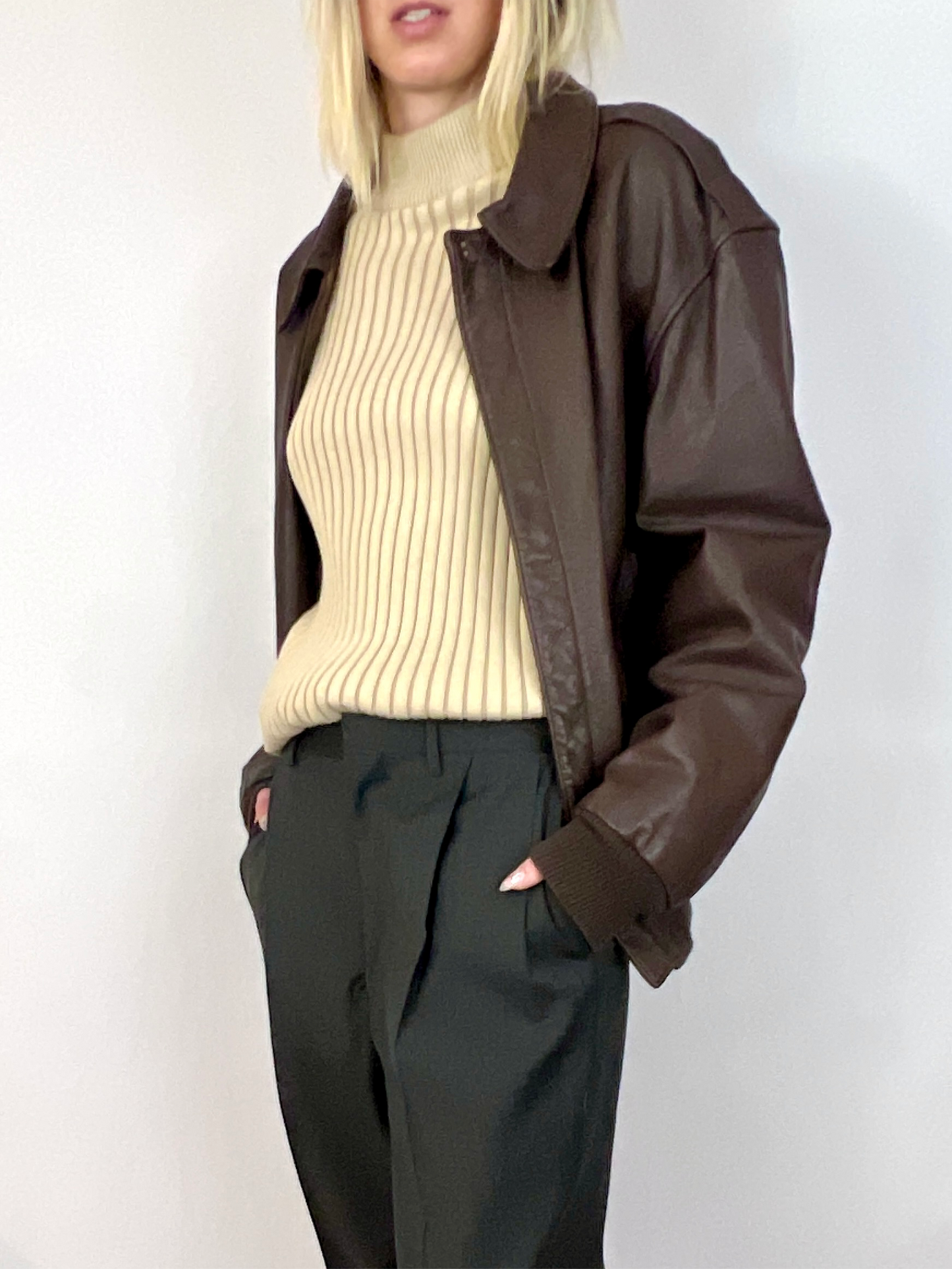 ORIGINAL AVIATOR’S LEATHER BOMBER JACKET