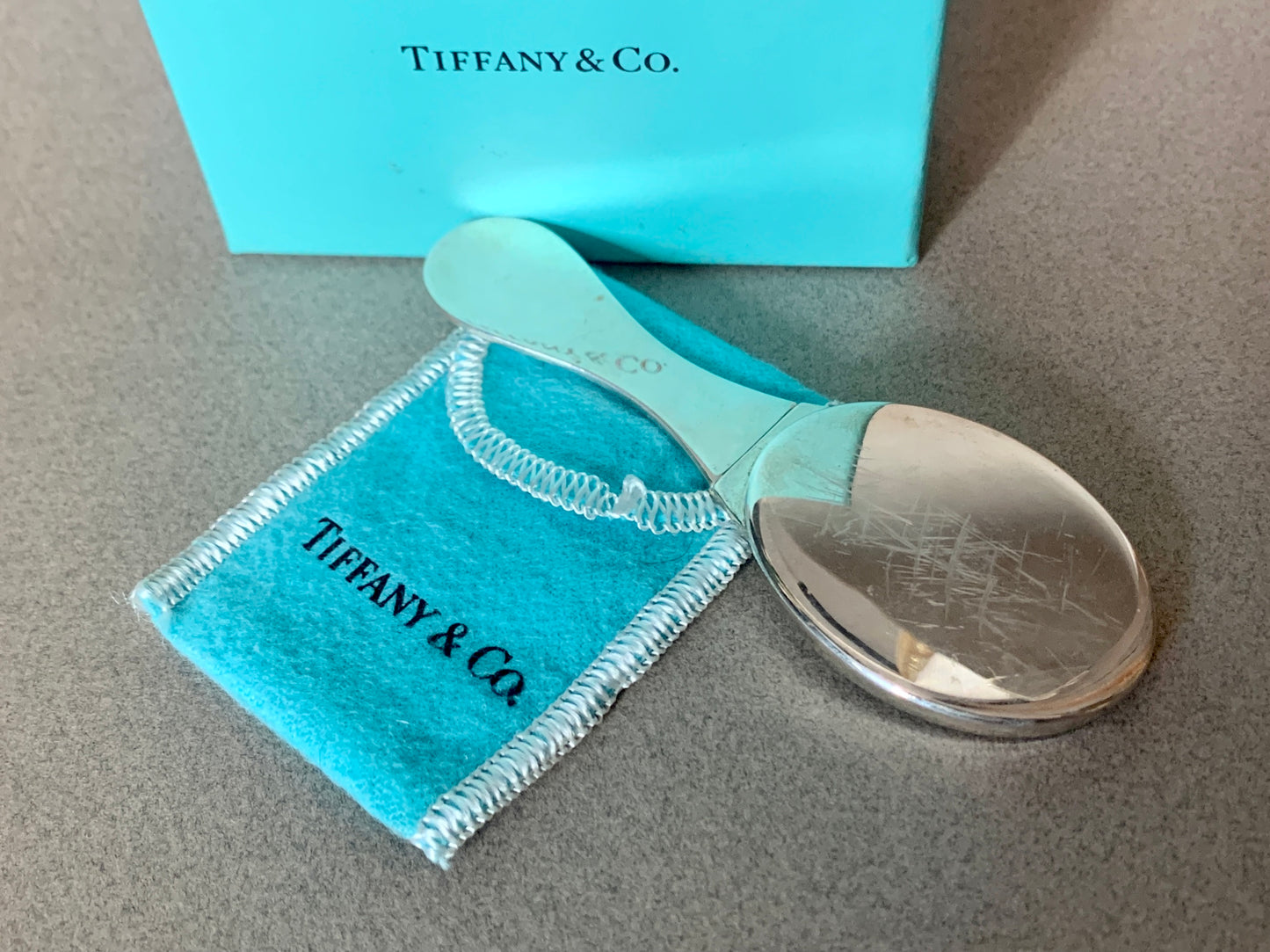 TIFFANY & CO STERLING SILVER FOLDING MIRROR