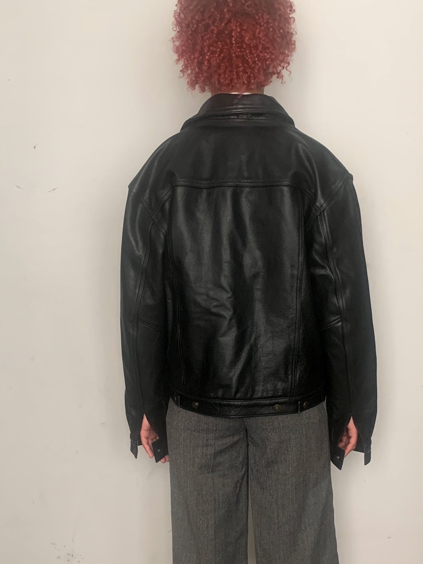 OVERSIZED BUFFALO LEATHER JACKET