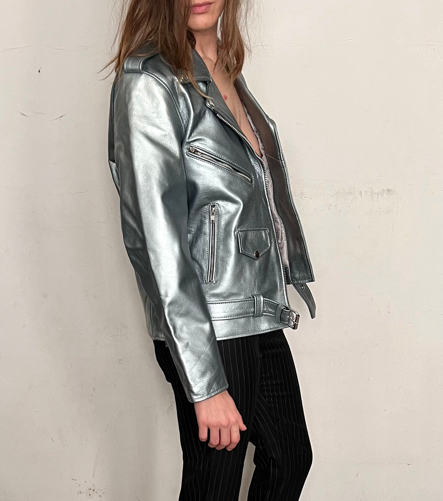 STARLIGHT COWHIDE MOTO JACKET