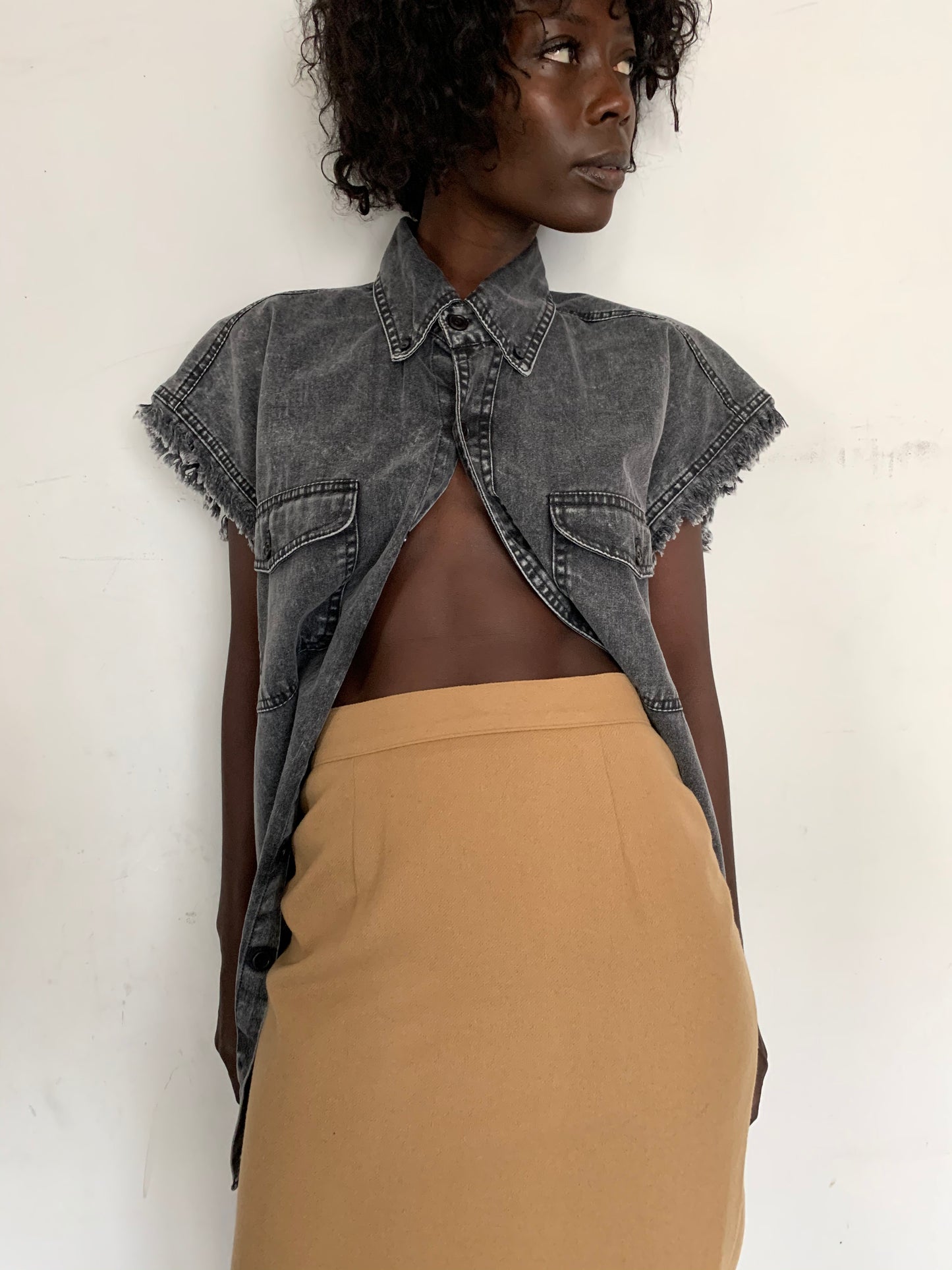 OVERSIZED COTTON WORK SHIRT, ACID
