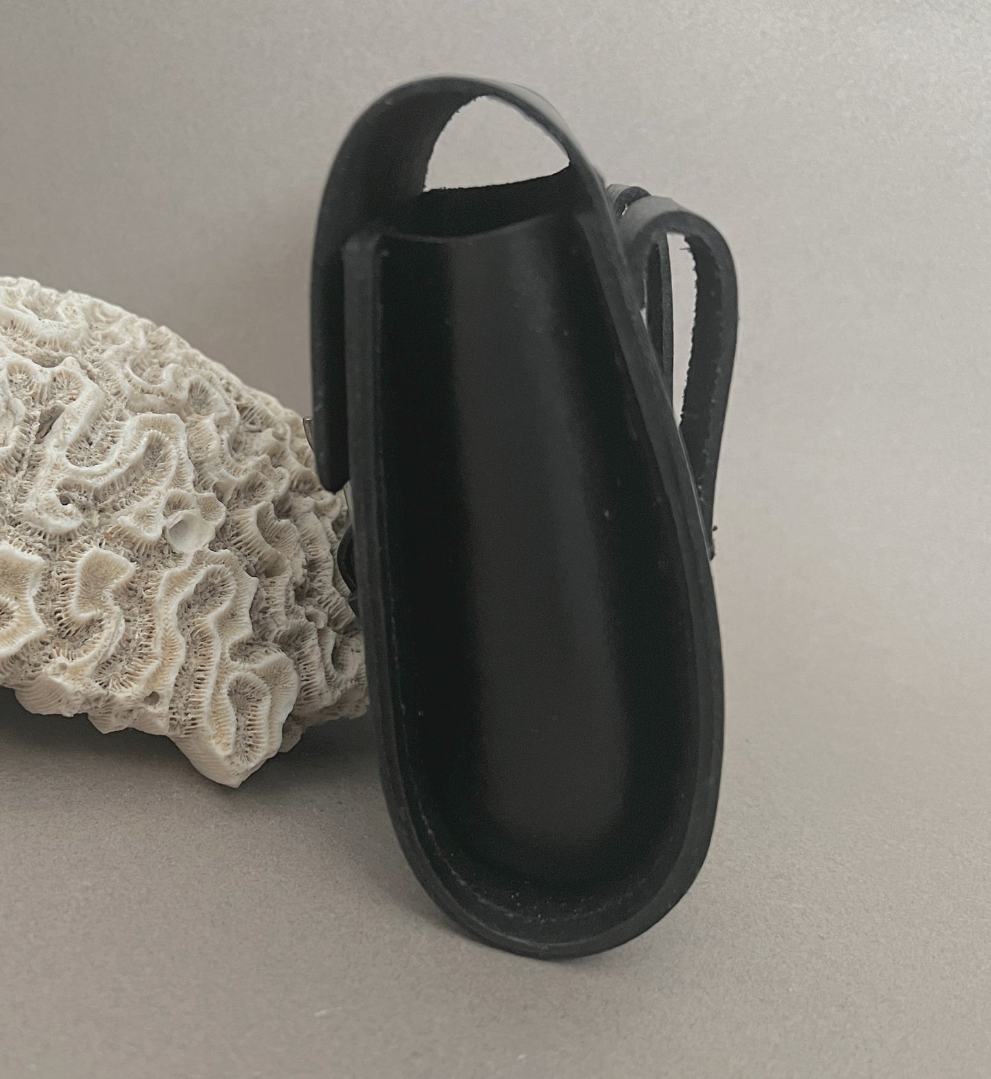 SALVAGED LEATHER BELT BAG