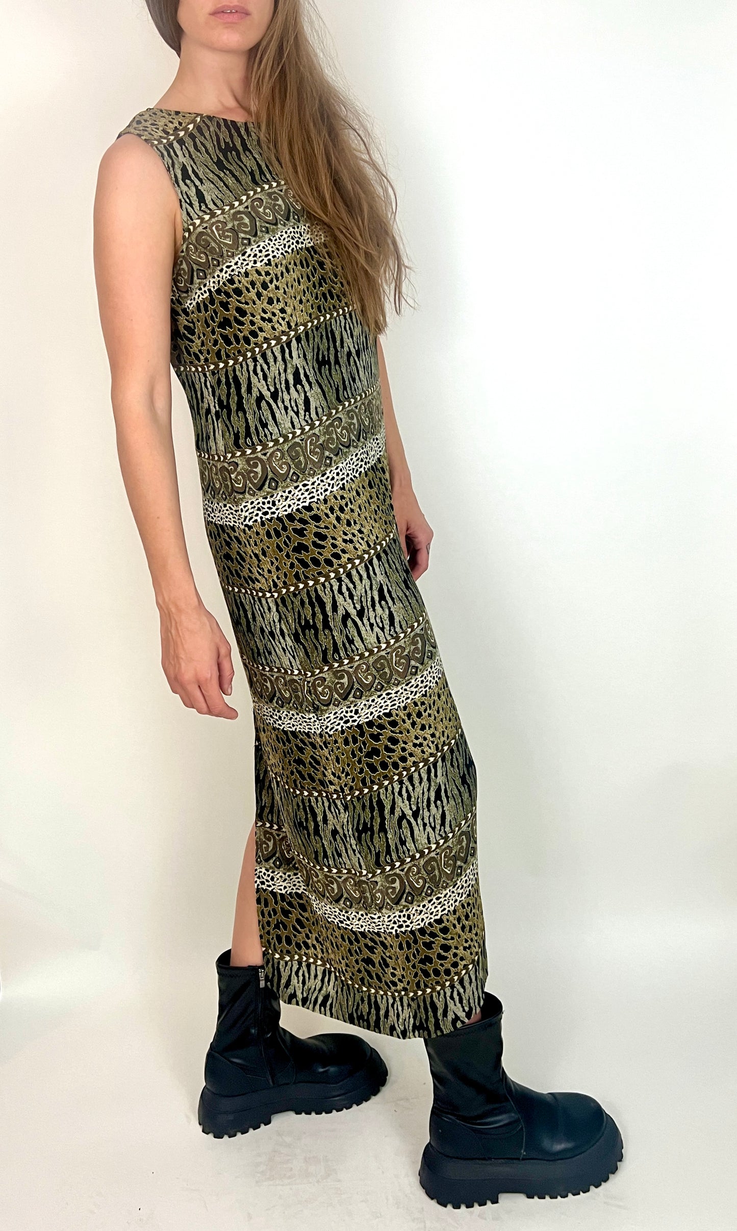 SLINKY GAUZE MAXI, SAFARI