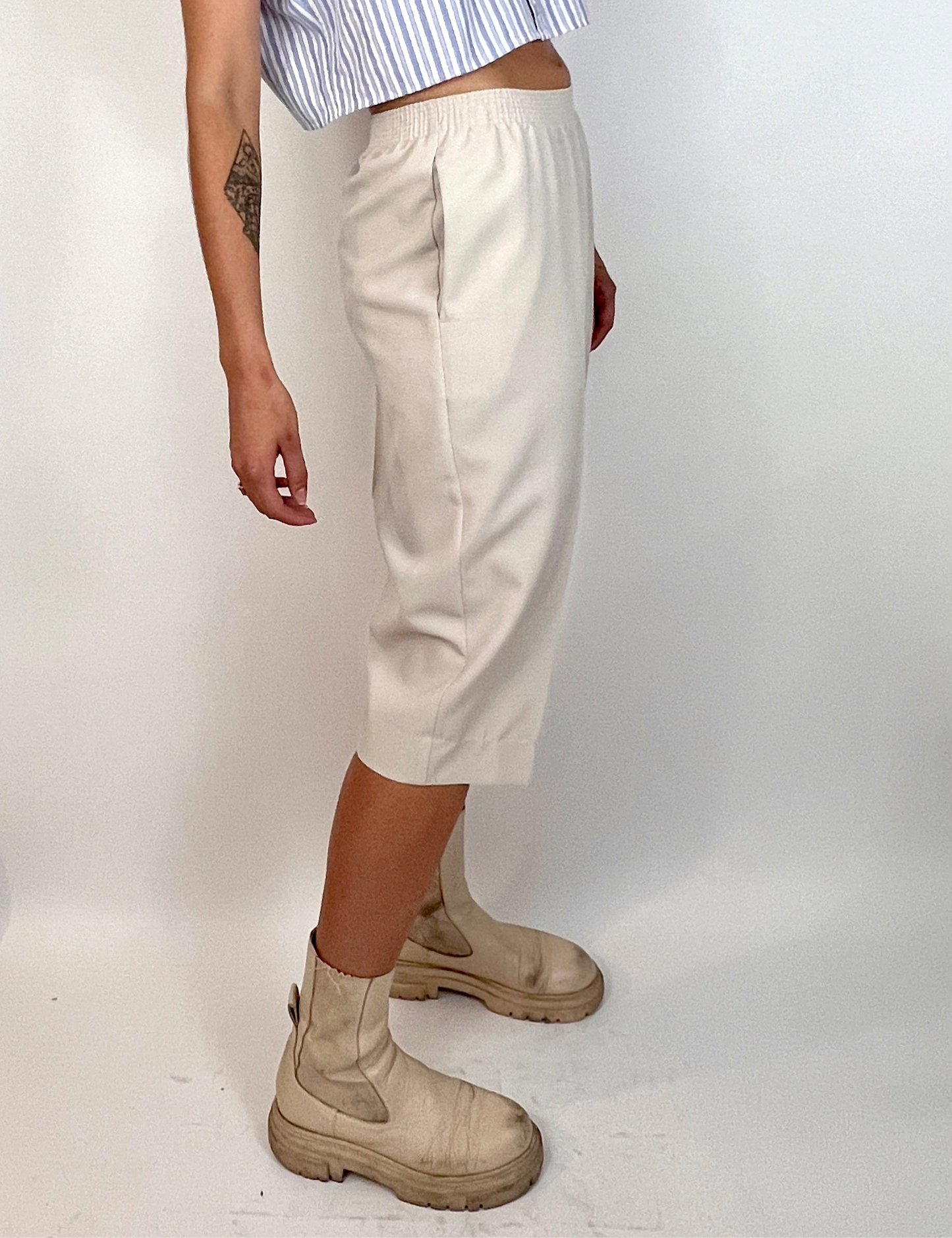 CUSTOM VTG LONG BERMUDA SHORTS, SILT