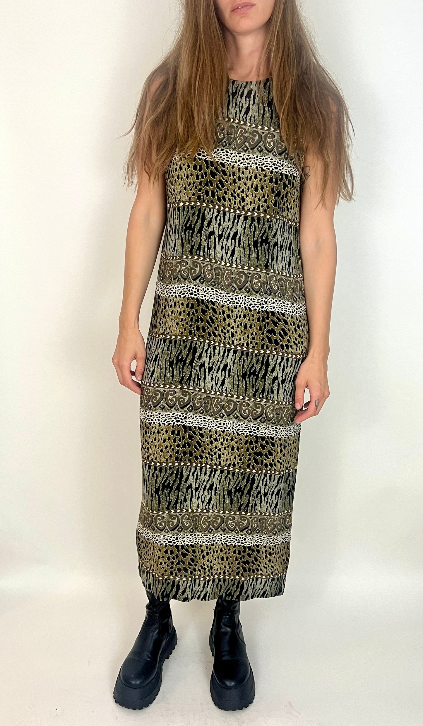 SLINKY GAUZE MAXI, SAFARI