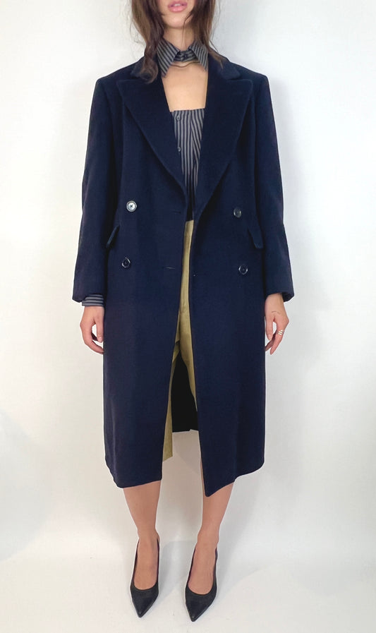 VTG OVERSIZED WOOL COAT, BLANK