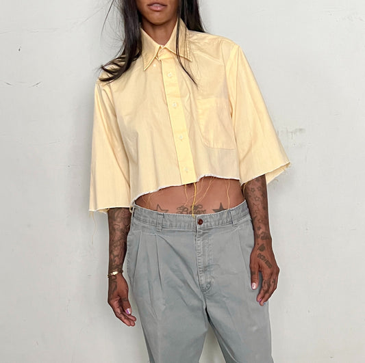 CUSTOM OPEN BACK TOP, BANANA