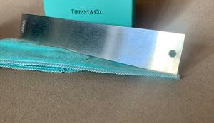 TIFFANY & CO SILVER PLATE MEASURING RULER