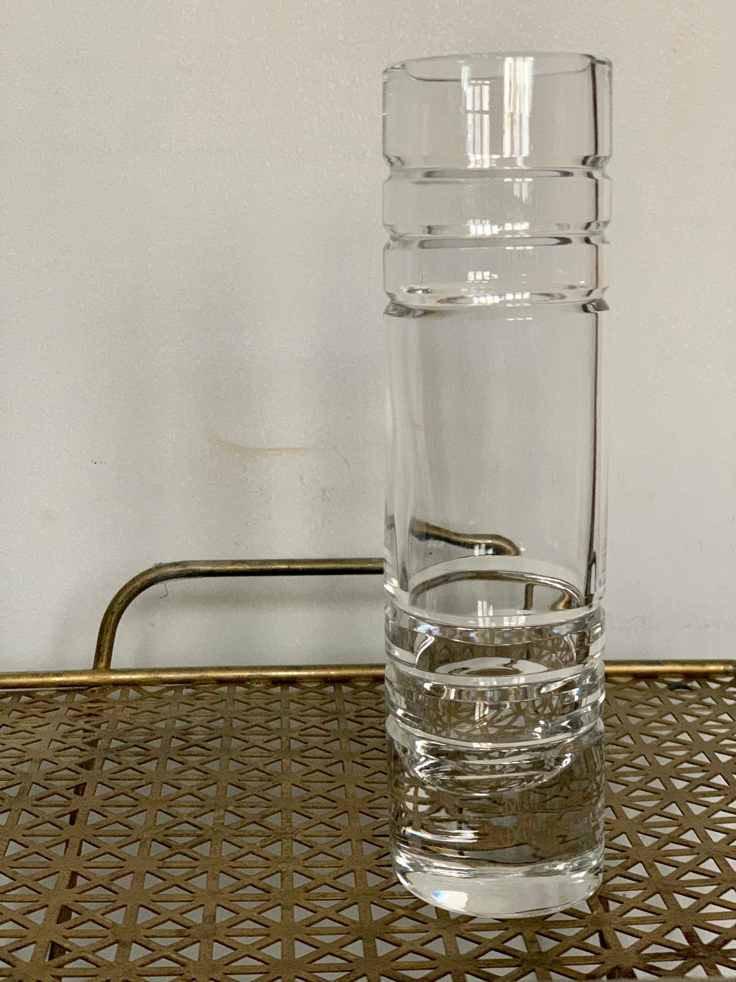 TIFFANY & CO CRYSTAL BUD VASE