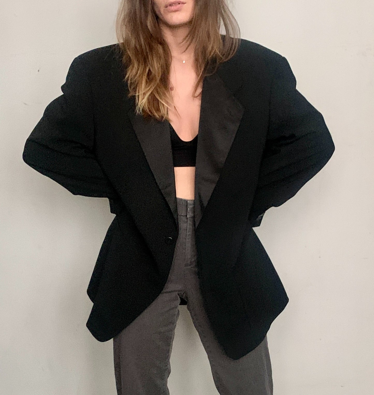 VINTAGE ARMANI OVERSIZED TUX JACKET