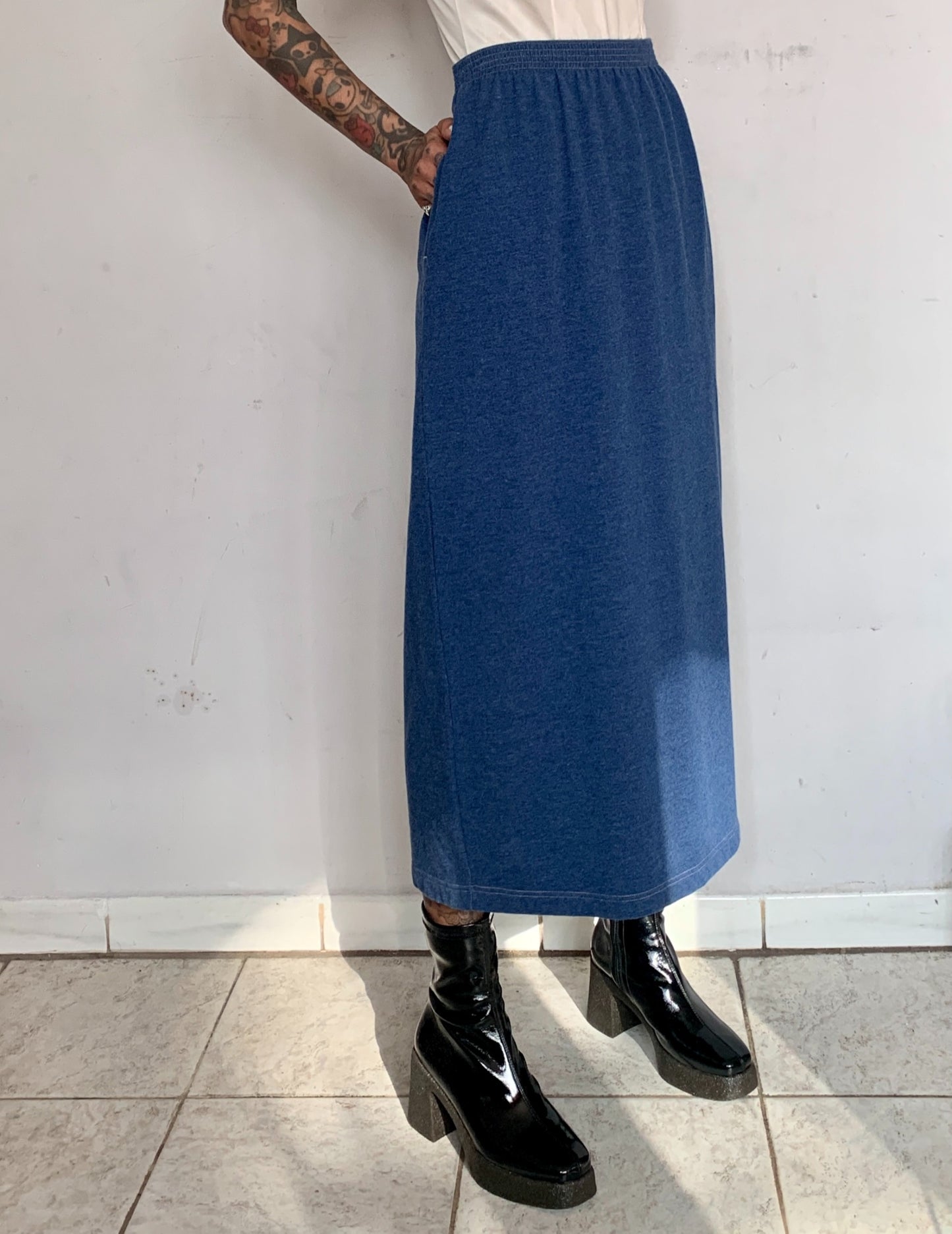 BOXER STYLE MAXI SKIRT