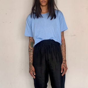 CUSTOM VTG CROPPED TEE, ROBIN'S EGG
