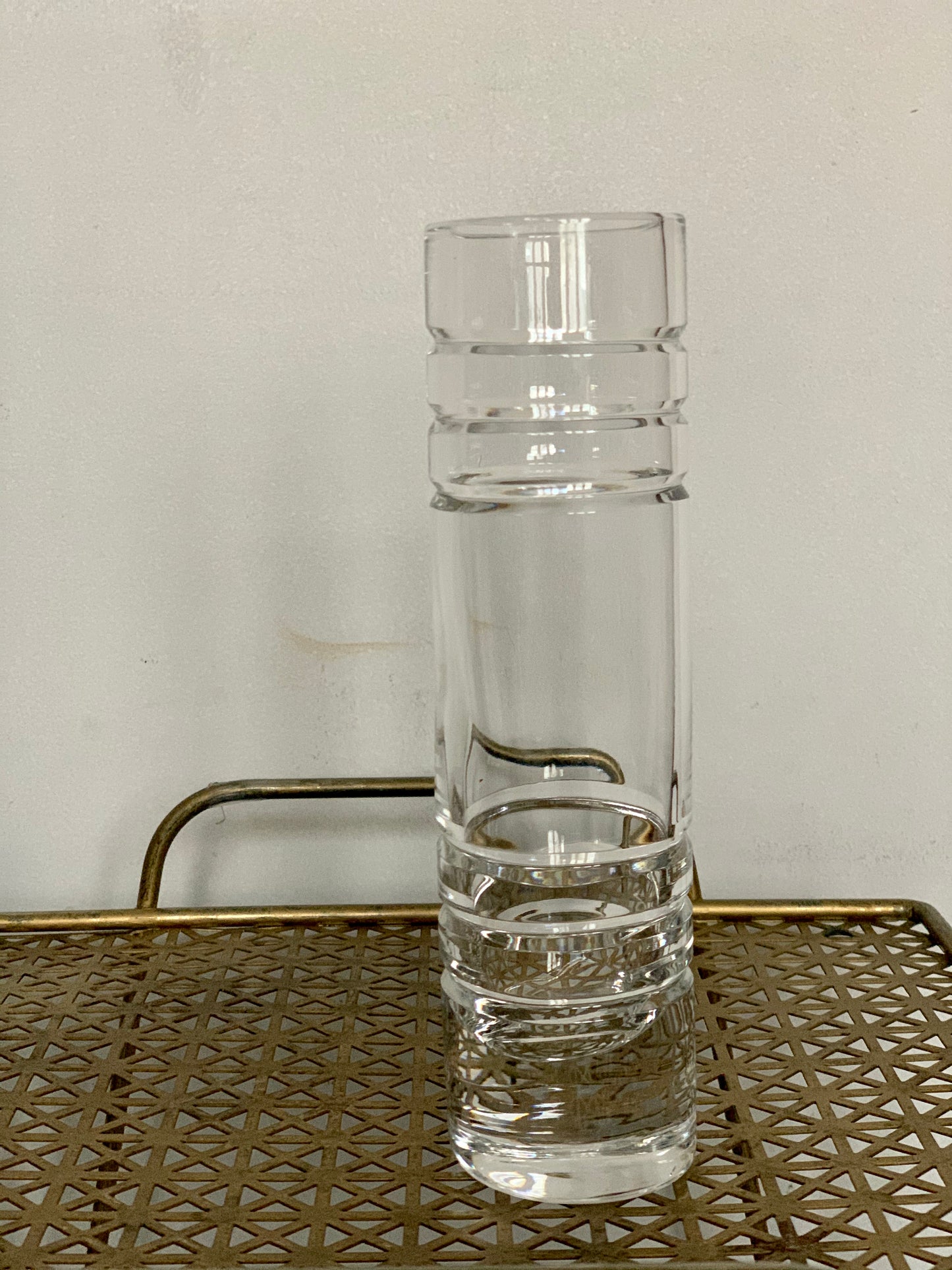 TIFFANY & CO CRYSTAL BUD VASE