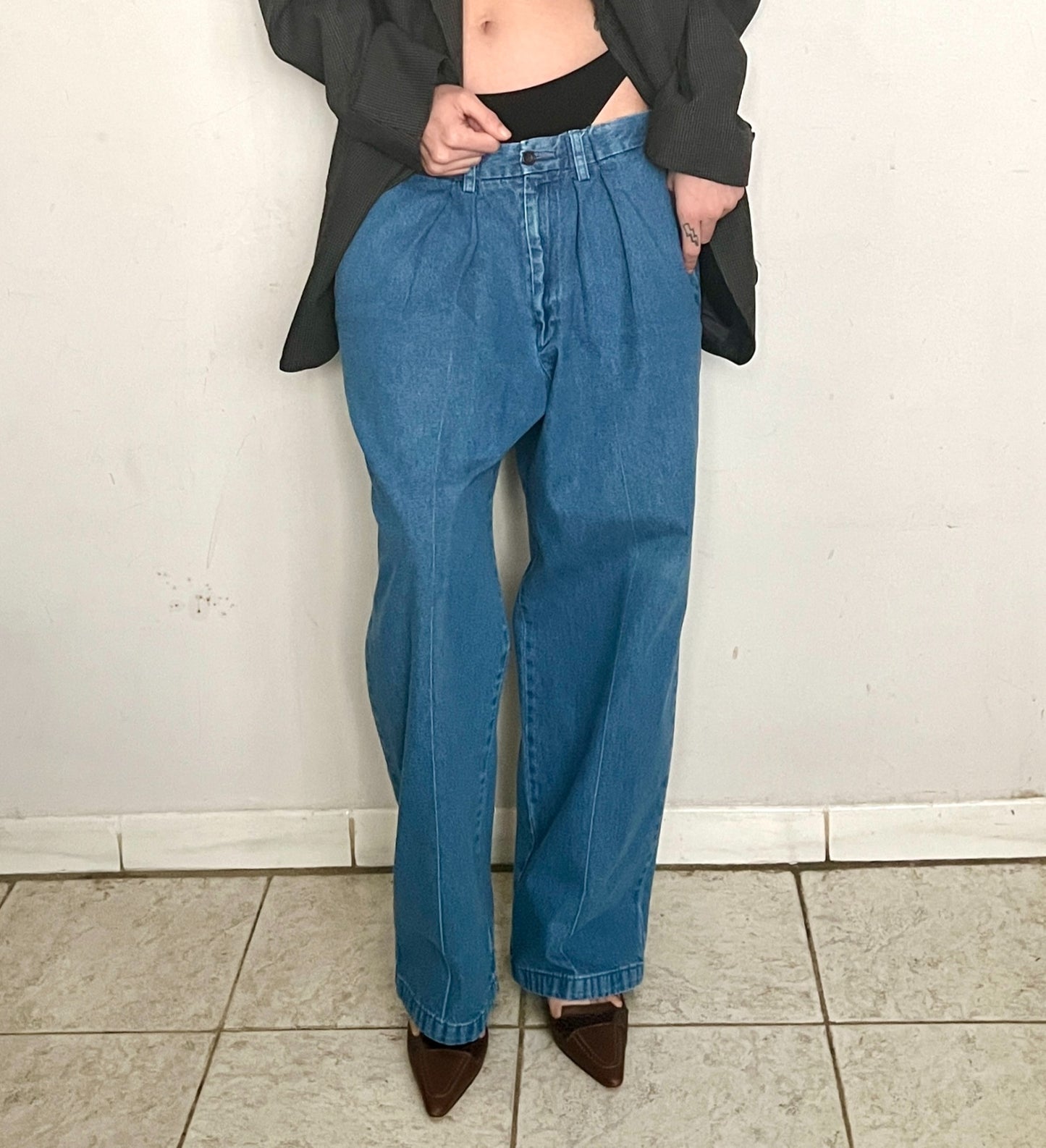 MAISON ÉMEUTE CUSTOM VINTAGE DENIM, PLEATS I