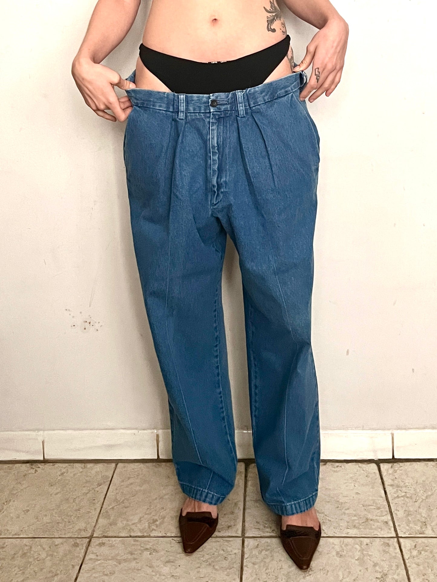 MAISON ÉMEUTE CUSTOM VINTAGE DENIM, PLEATS I