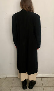 OVERSIZED STRUCTURED CASHMERE COAT, CHAR