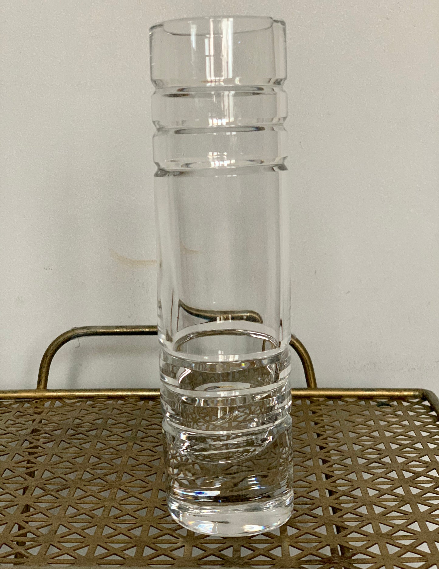 TIFFANY & CO CRYSTAL BUD VASE