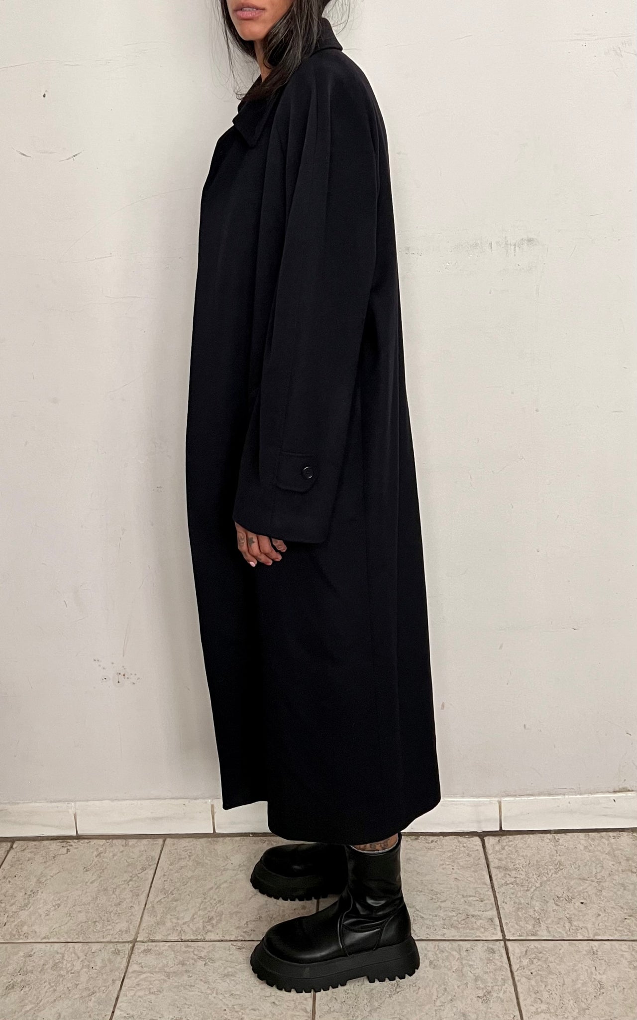OVERSIZED CASHMERE COAT, KETTLE