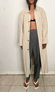 90S OVERSIZED LINEN DUSTER