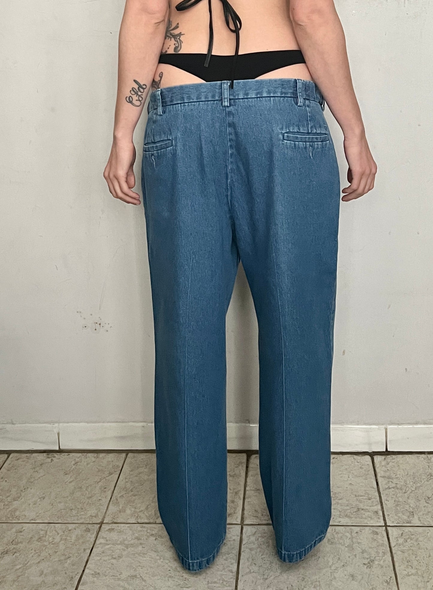 MAISON ÉMEUTE CUSTOM VINTAGE DENIM, PLEATS I