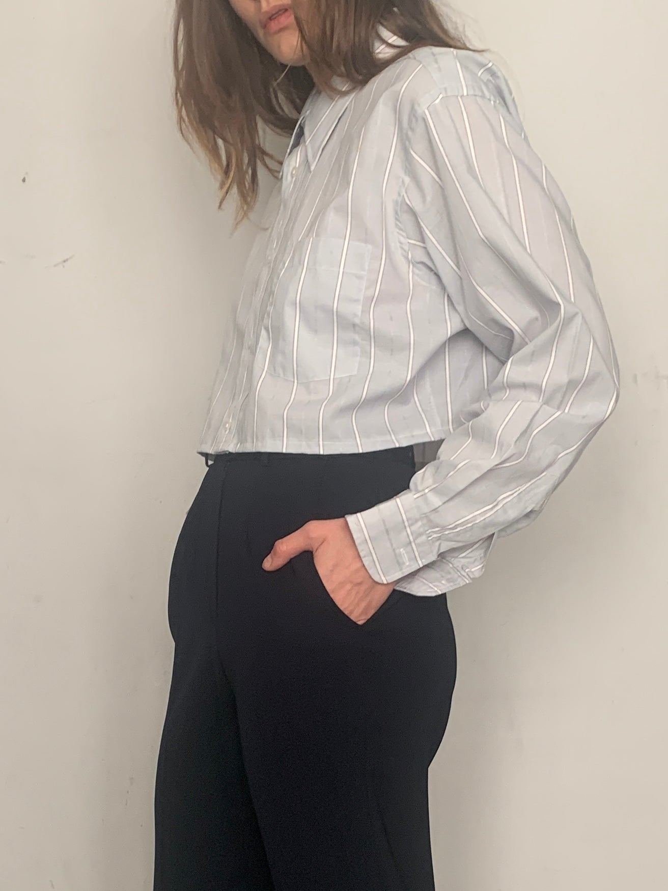 1980S CUSTOM CD OXFORD, GRAY STRIPE