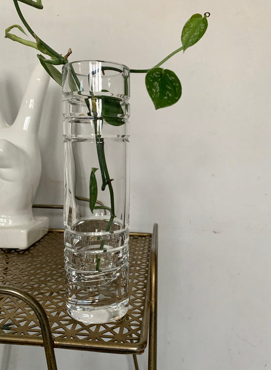 TIFFANY & CO CRYSTAL BUD VASE